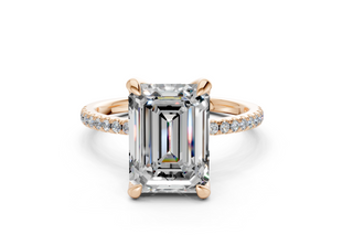 Freesia Pave 1.8mm Enagaement Ring