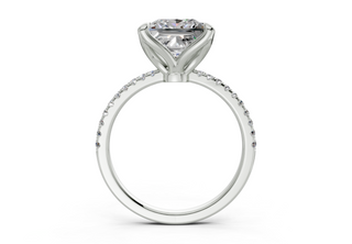 Freesia Pave 1.8mm Enagaement Ring