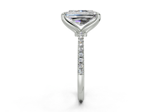 Freesia Pave 1.8mm Enagaement Ring