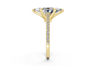 Irisia Pave 1.8mm Enagaement Ring