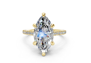 Irisia Pave 1.8mm Enagaement Ring