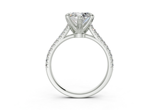 Irisia Pave 1.8mm Enagaement Ring