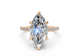 Irisia Pave 1.8mm Enagaement Ring