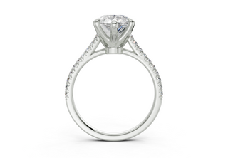 Irisia Pave 1.8mm Enagaement Ring
