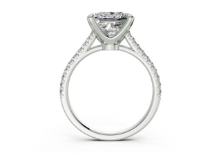 Irisia Pave 1.8mm Enagaement Ring