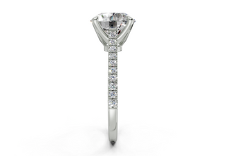 Irisia Pave 1.8mm Enagaement Ring