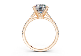 Irisia Pave 1.8mm Enagaement Ring