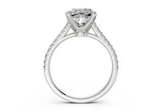 Irisia Pave 1.8mm Enagaement Ring