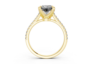 Irisia Pave 1.8mm Enagaement Ring