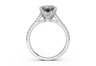 Irisia Pave 1.8mm Enagaement Ring