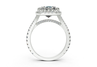 Bluebell Pave 1.9mm Enagaement Ring
