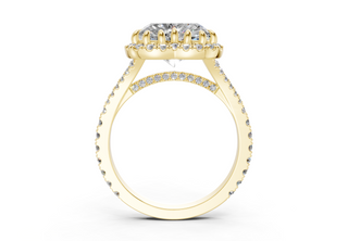Bluebell Pave 1.9mm Enagaement Ring