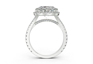 Bluebell Pave 1.9mm Enagaement Ring