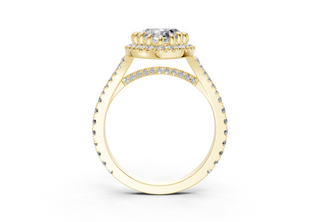Bluebell Pave 1.9mm Enagaement Ring