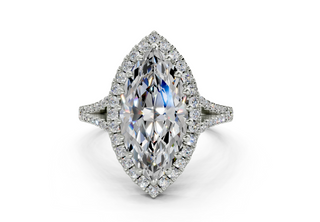 Bluebell Pave 1.9mm Enagaement Ring