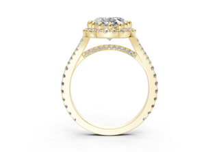 Bluebell Pave 1.9mm Enagaement Ring