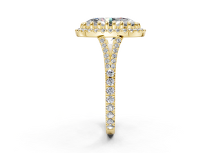 Bluebell Pave 1.9mm Enagaement Ring