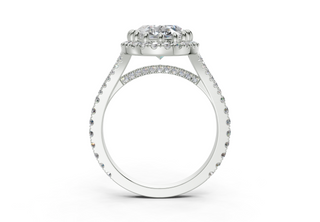Bluebell Pave 1.9mm Enagaement Ring