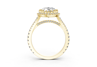 Bluebell Pave 1.9mm Enagaement Ring