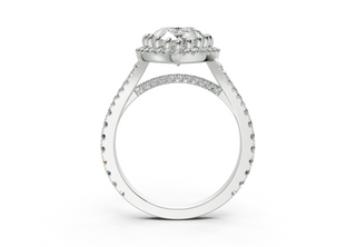 Bluebell Pave 1.9mm Enagaement Ring