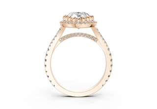 Bluebell Pave 1.9mm Enagaement Ring