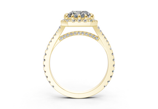 Bluebell Pave 1.9mm Enagaement Ring
