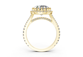 Bluebell Pave 1.9mm Enagaement Ring