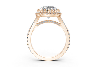 Bluebell Pave 1.9mm Enagaement Ring