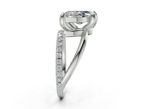 Zurich Pave 1.8mm Enagaement Ring
