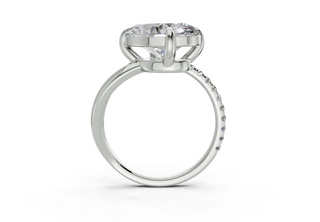 Zurich Pave 1.8mm Enagaement Ring