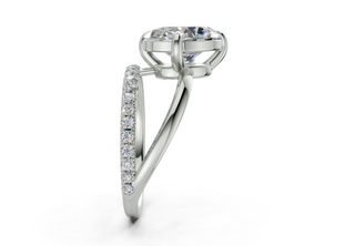 Zurich Pave 1.8mm Enagaement Ring