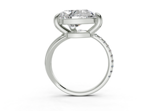 Zurich Pave 1.8mm Enagaement Ring