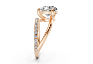 Zurich Pave 1.8mm Enagaement Ring