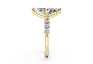 Linora Accent 2mm Enagaement Ring