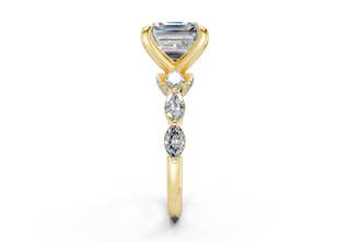 Celina Accent 2mm Enagaement Ring