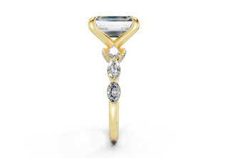 Celina Accent 2mm Enagaement Ring