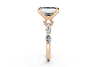 Celina Accent 2mm Enagaement Ring