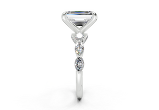 Celina Accent 2mm Enagaement Ring