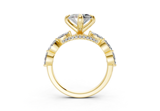 Celina Accent 2mm Enagaement Ring