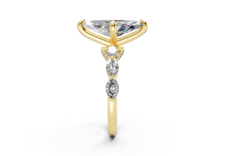 Celina Accent 2mm Enagaement Ring