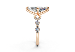 Celina Accent 2mm Enagaement Ring