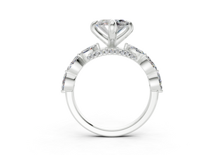 Celina Accent 2mm Enagaement Ring