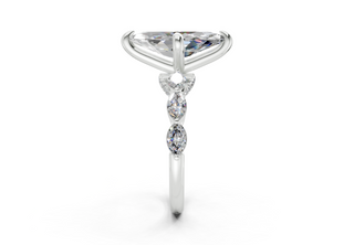 Celina Accent 2mm Enagaement Ring