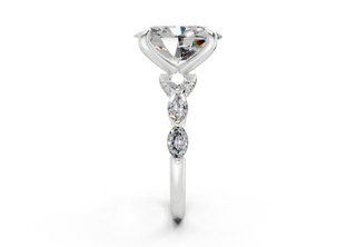 Celina Accent 2mm Enagaement Ring