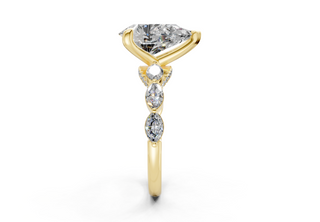 Celina Accent 2mm Enagaement Ring