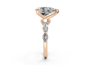 Celina Accent 2mm Enagaement Ring