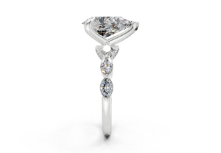 Celina Accent 2mm Enagaement Ring