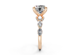 Celina Accent 2mm Enagaement Ring