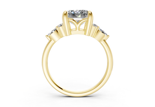Clarion Accent 2mm Enagaement Ring