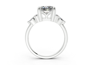 Clarion Accent 2.3mm Enagaement Ring